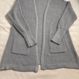Rachel Zoe Women’s Grey Knit Cardigan | Size Large